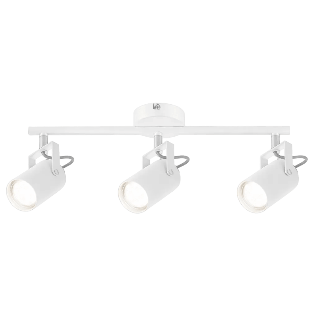 3 Light White Ceiling Spotlight