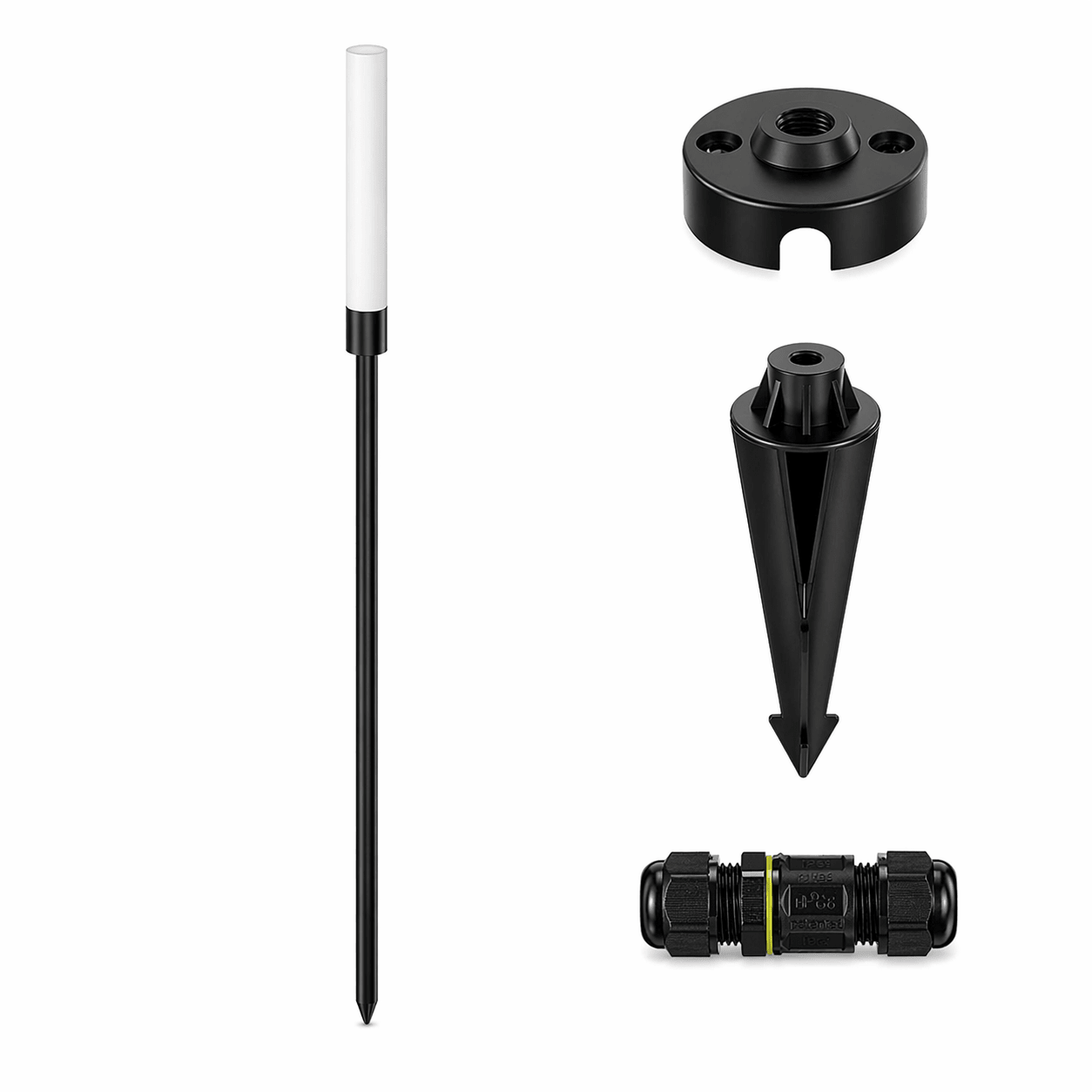 Pixie Garden Black LED Spike Light