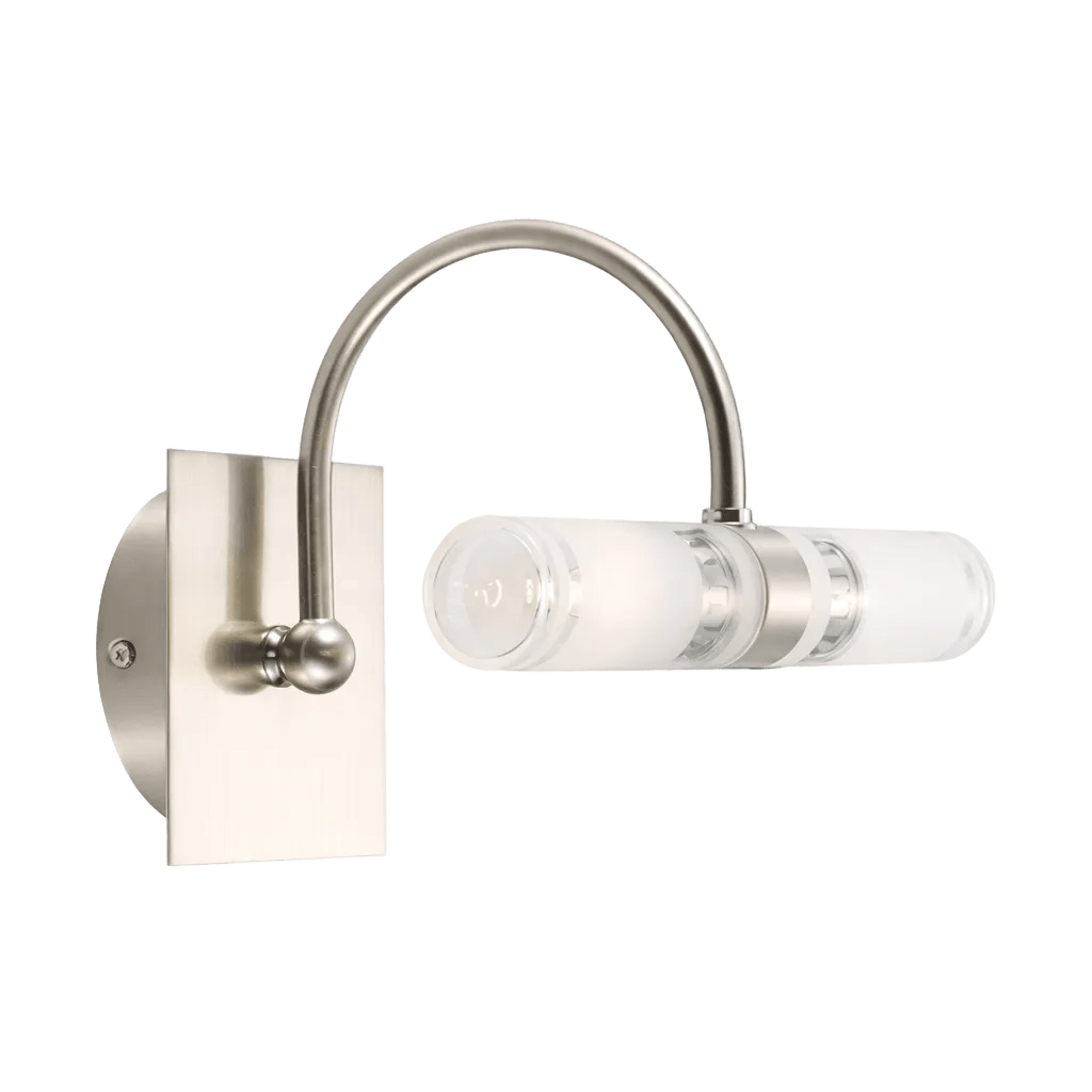 Gloriosa Satin Chrome Wall Light - IP44