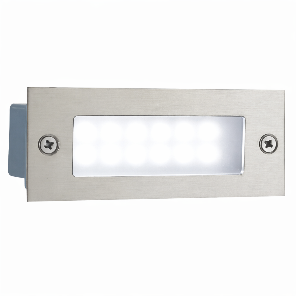 Rectangular outdoor led footlight