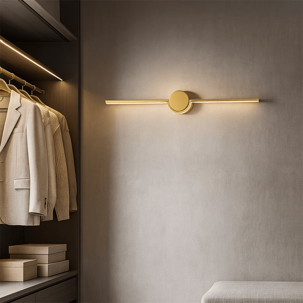 Gold Slim LED Linear Picture / Mirror Light