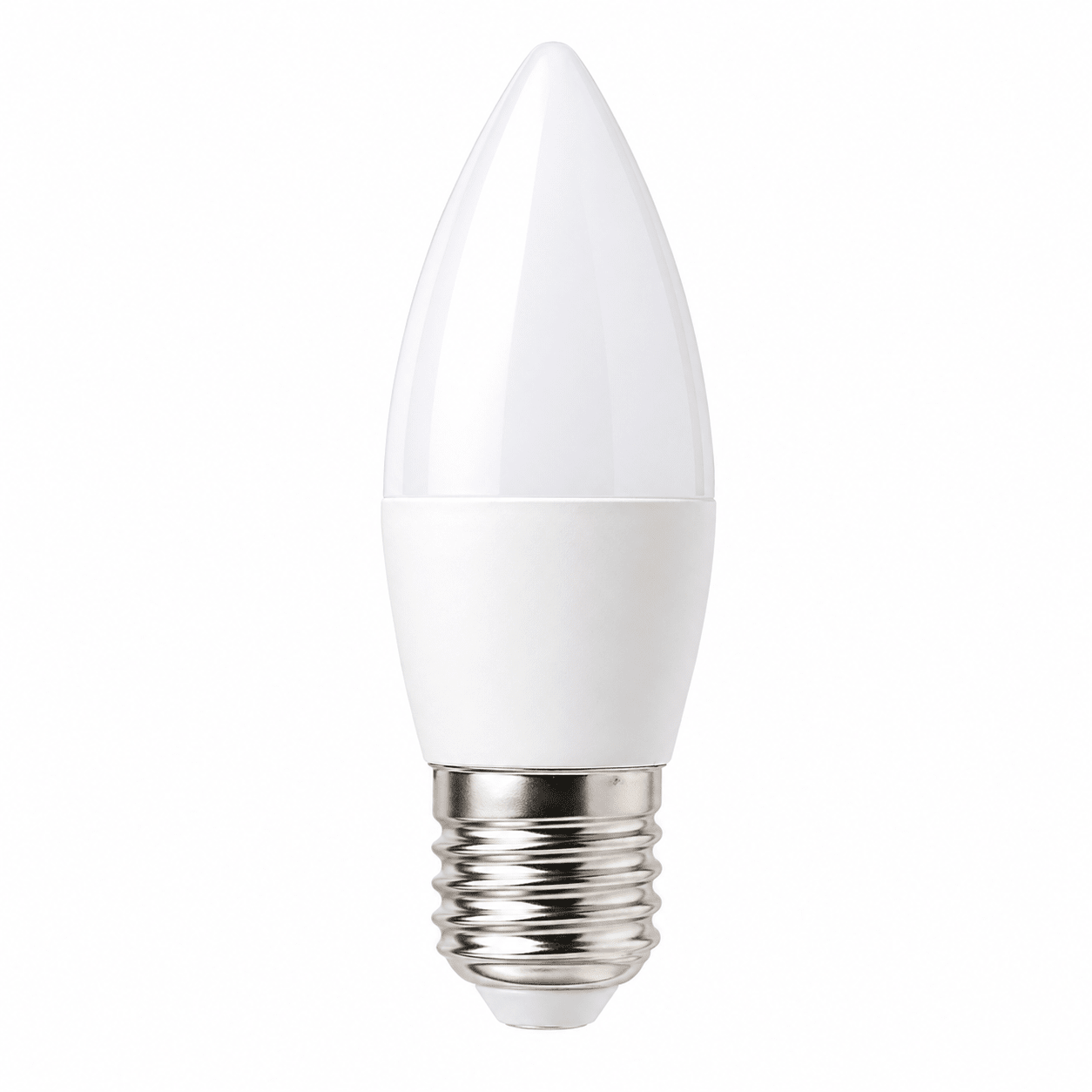 5W LED E27 Frosted Candle Bulb Daylight