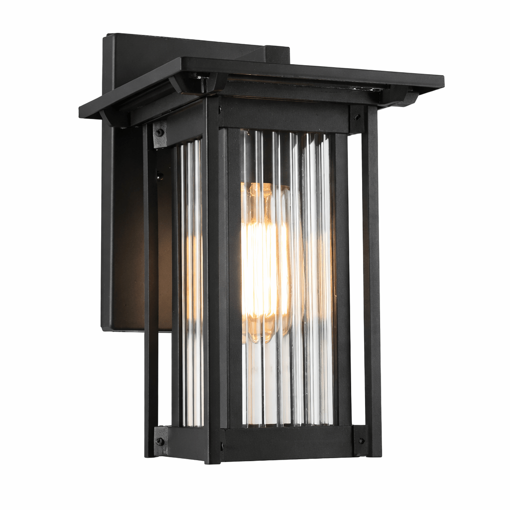 Down Facing Aluminium Lantern with Opaque Glass