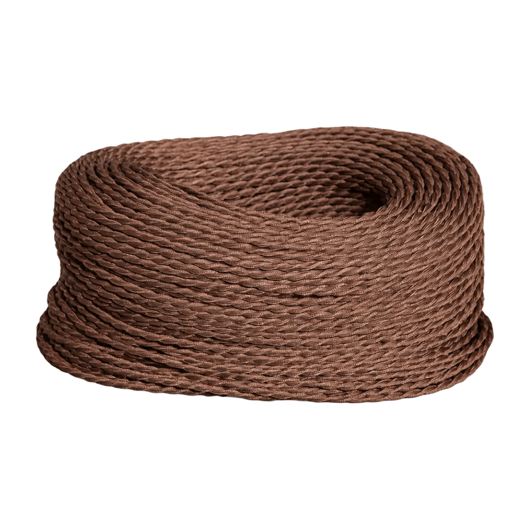 Copper Twisted Fabric Cord - 0.75 mm²