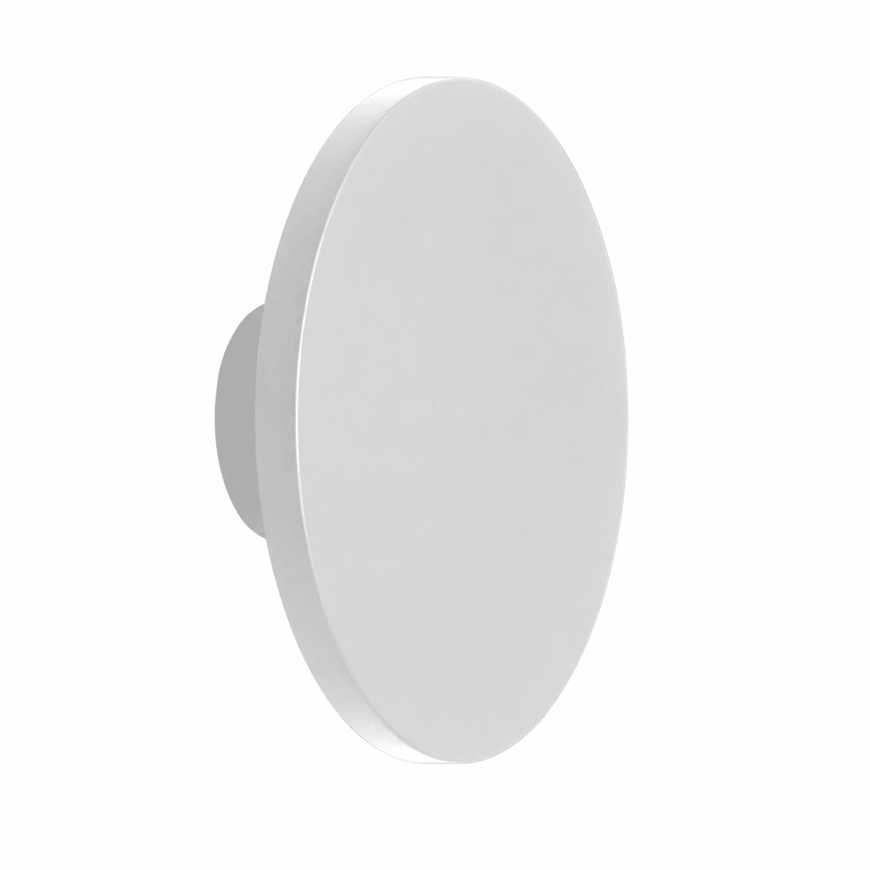 White ceiling light fixture on a white background