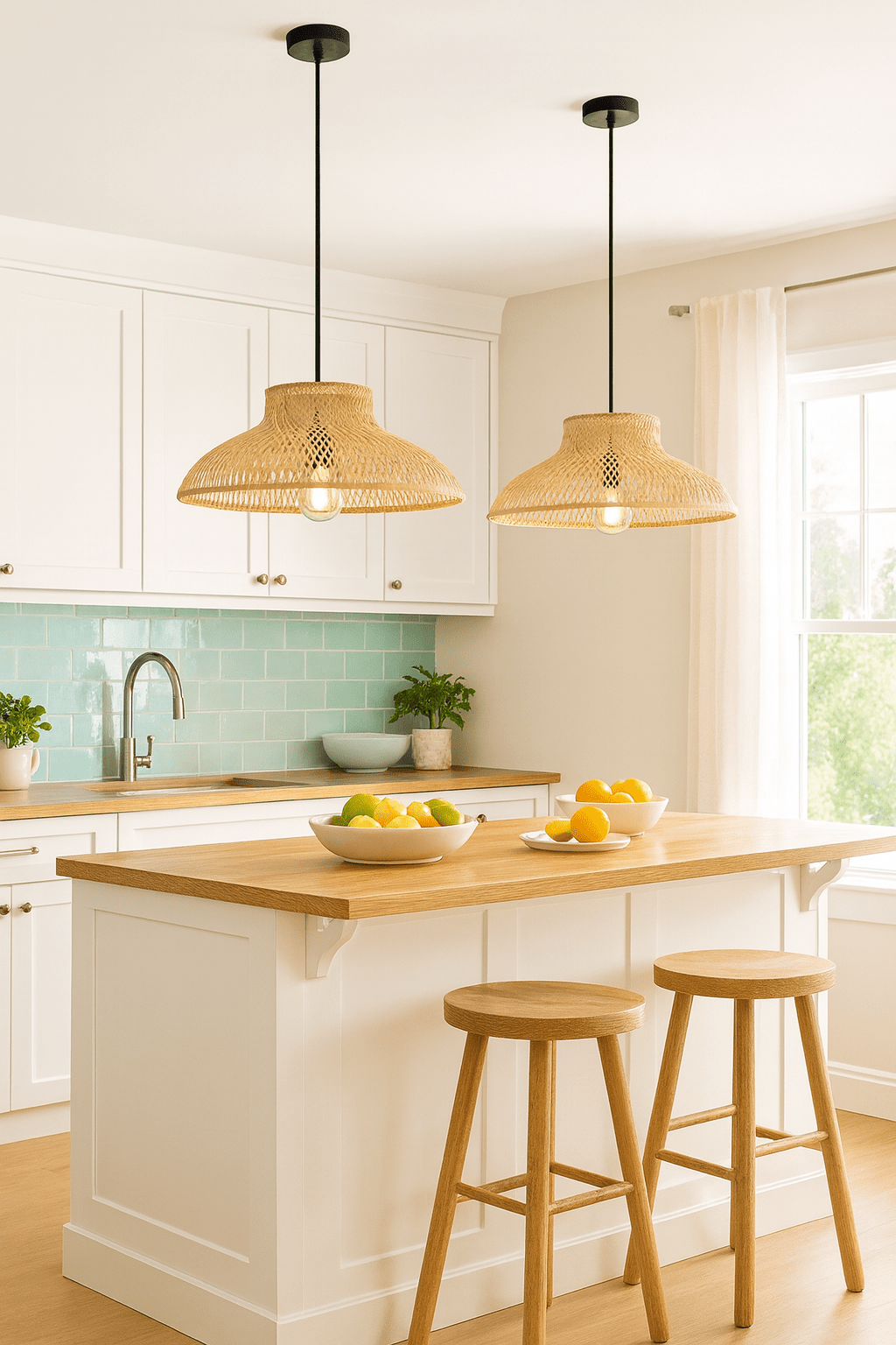 Graskop Bamboo Rattan Pendant