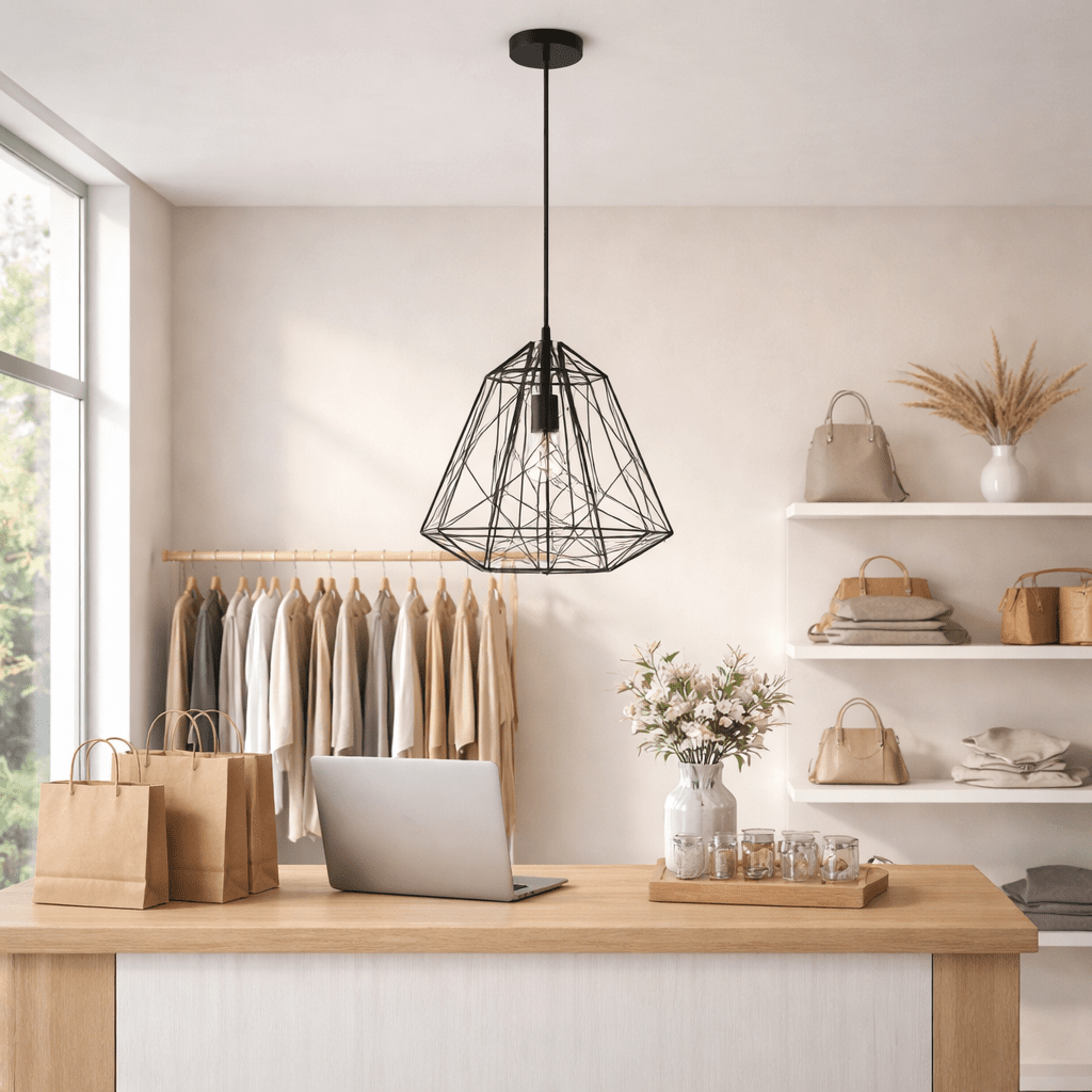 Black Metal Pendant PEN525