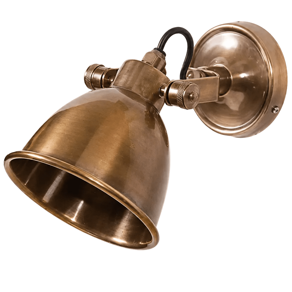 Maxim Cover Wall Lamp Antique Brass