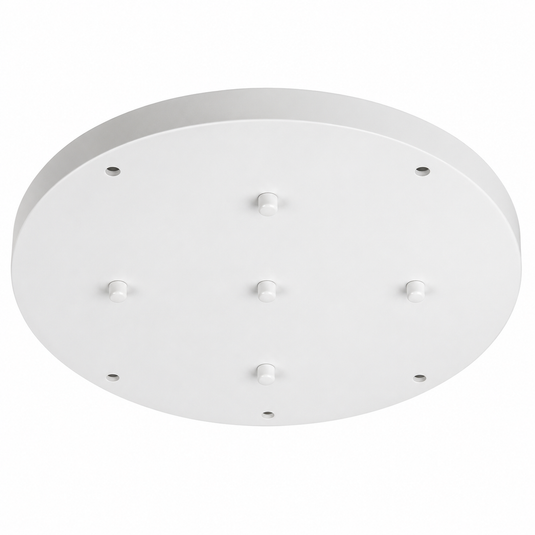 Matt White 5 Light Ceiling Cup – 450mm