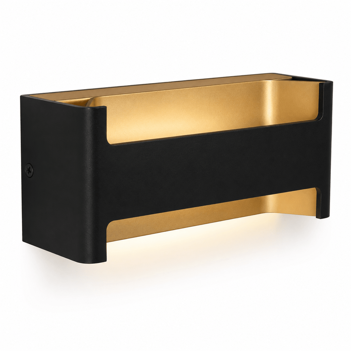 Feloniche LED Wall Light Black & Gold