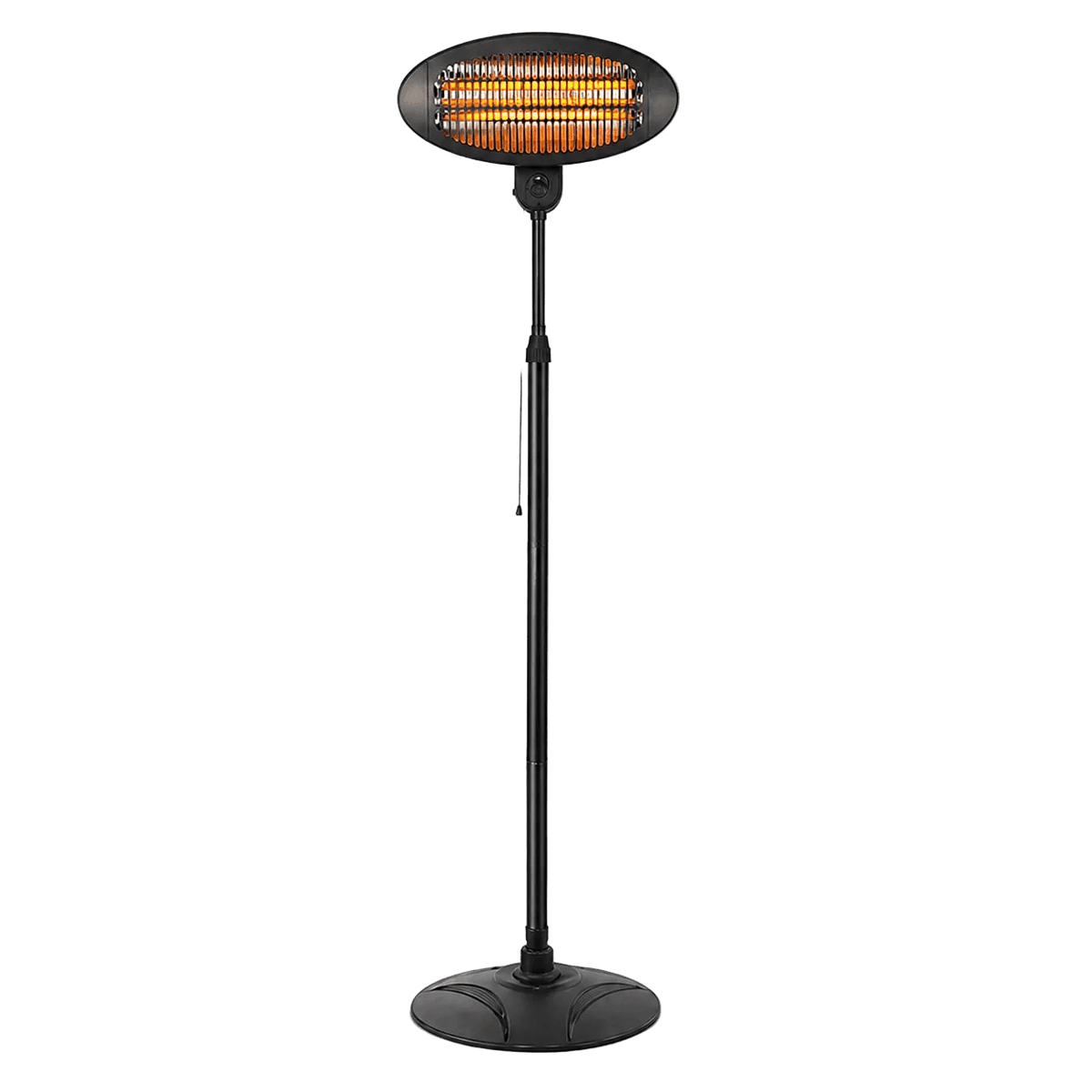 2000W Free-Standing Quartz Heater - Black (Indoor/Outdoor)