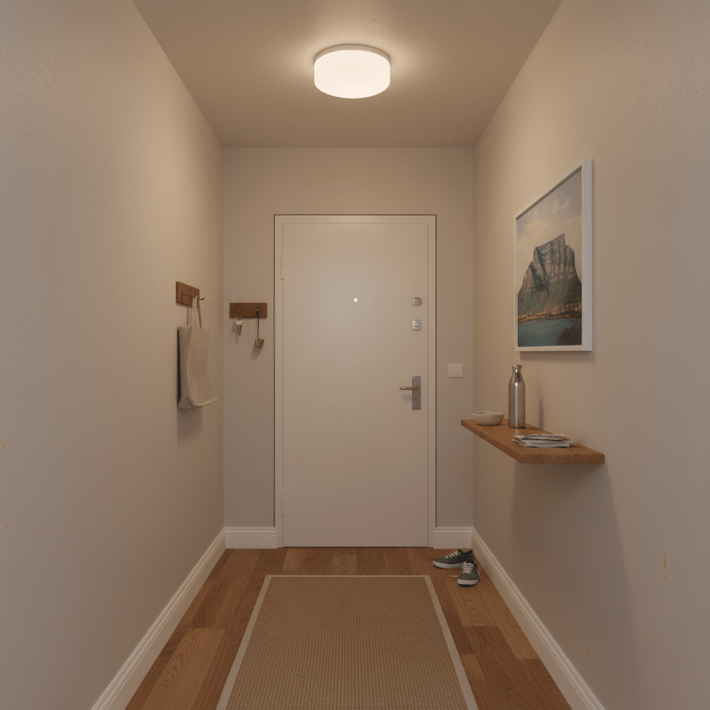 250mm Ceiling Fitting with Alabaster Glass