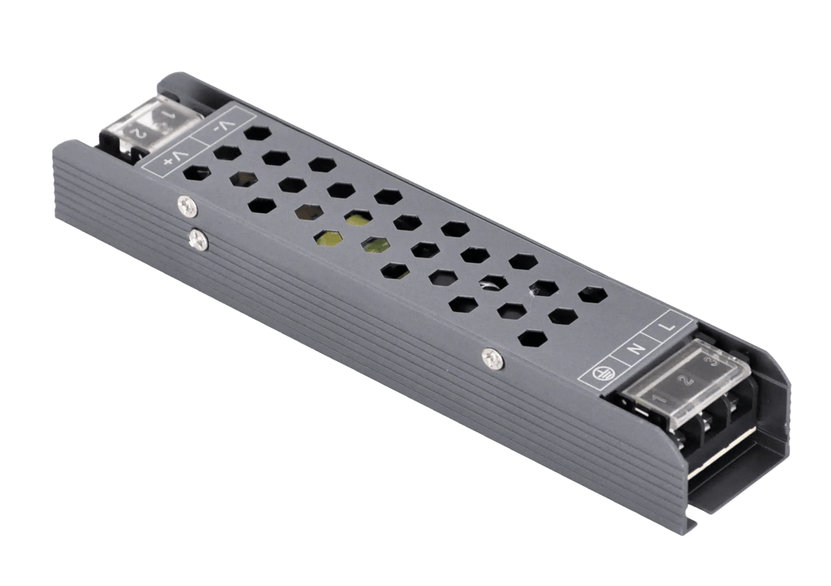 LED Power Supply - 12Vdc 60W - Surge Protected / Slim Design