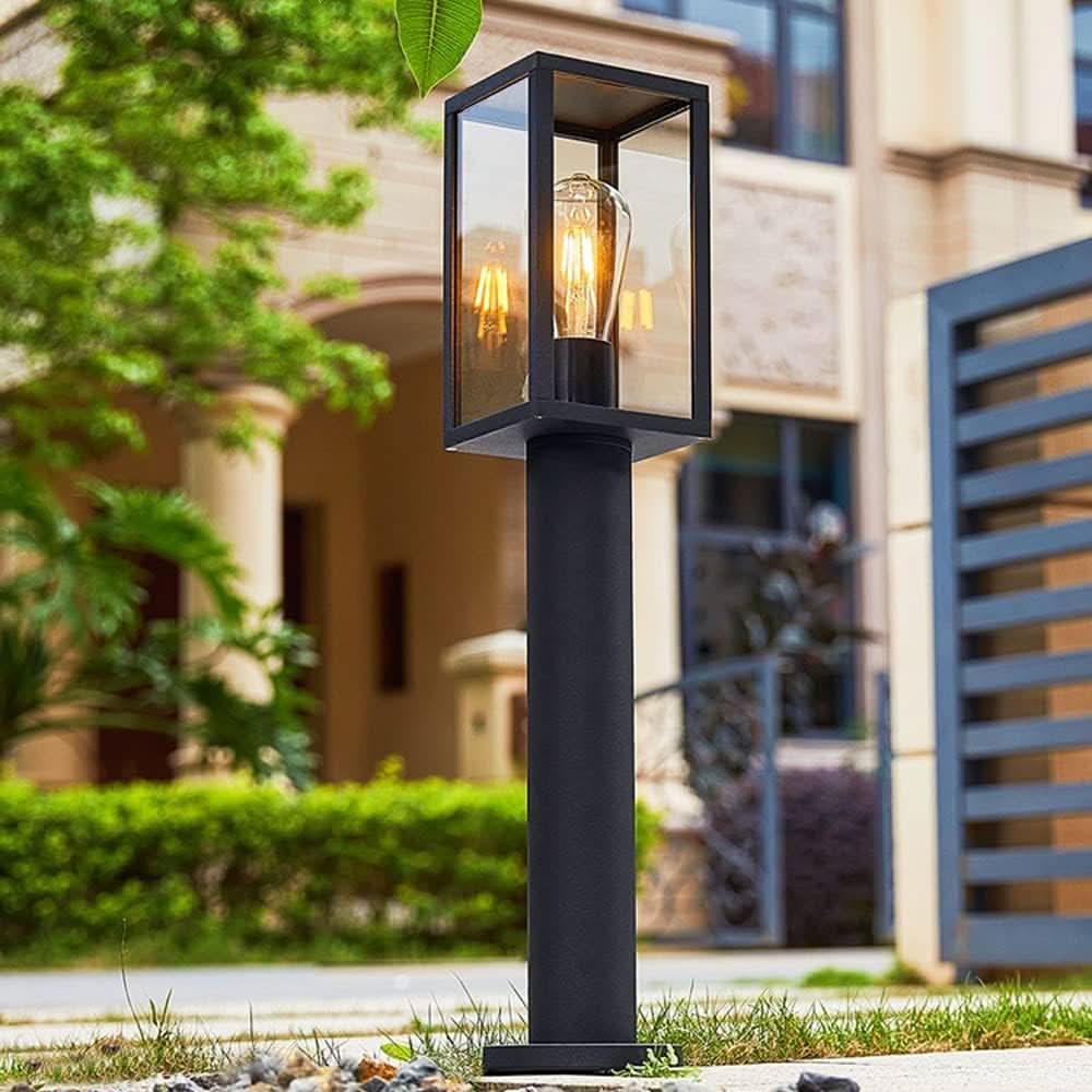 Rayne Rectangle Outdoor Bollard Light Modern Weather-Resistant