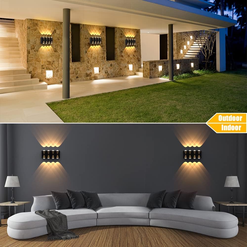 Louis 8 Light Up & Down Wall Light - Future Light - LED Lights South Africa