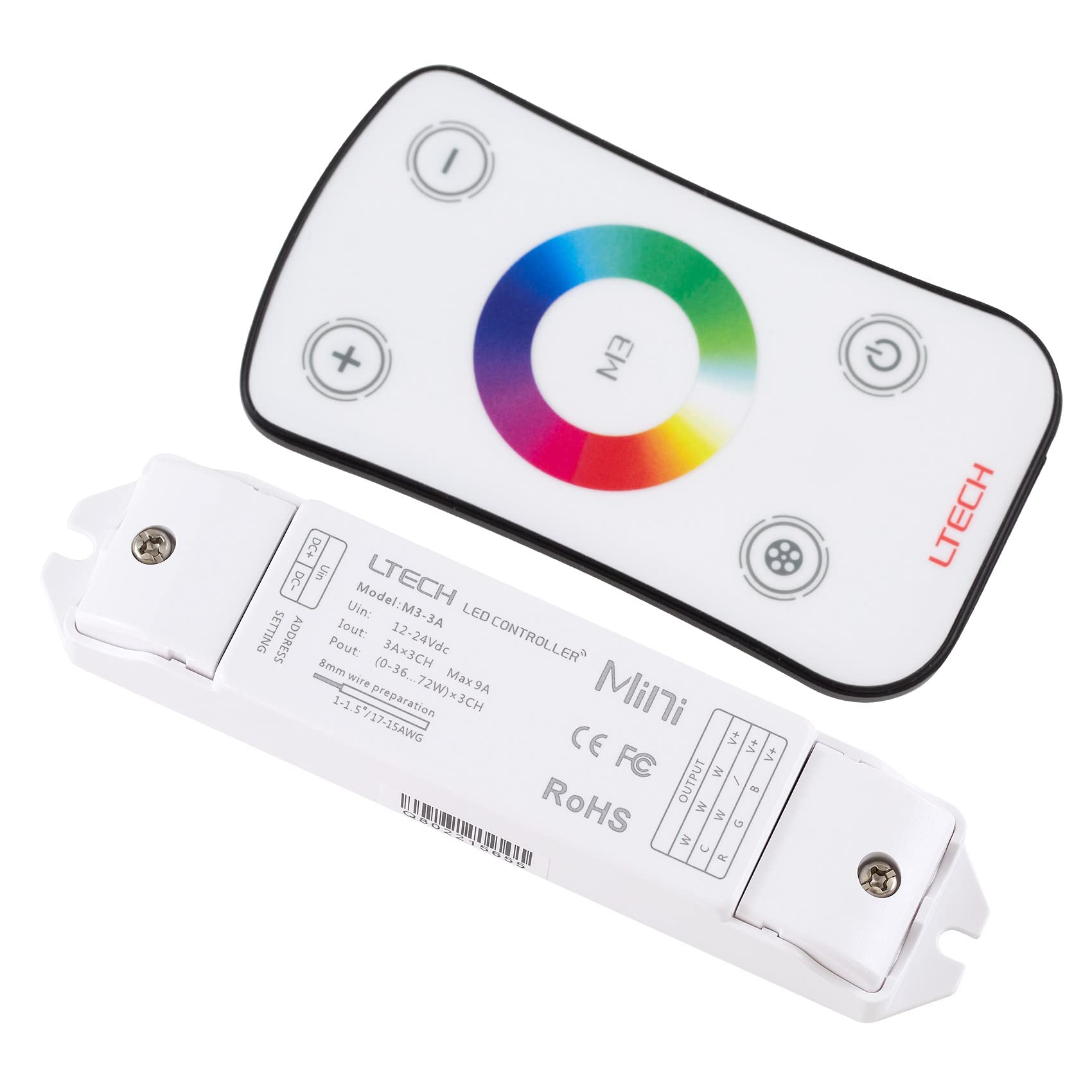 LED Strip Light - M4 RF Receiver 20A with M3 RF RGB Remote Control - Future Light - LED Lights South Africa