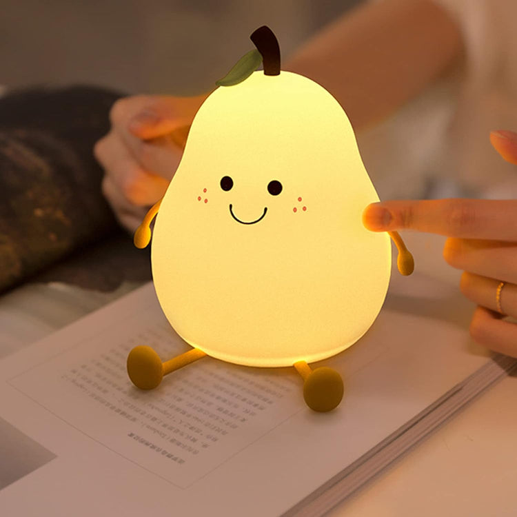 Rechargeable Kids Night Light - Pear - Future Light - LED Lights South Africa