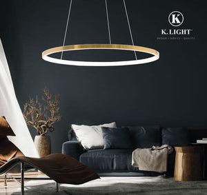 K-LED-190-60/GD Gold LED Pendant Light Dimmable Warm White