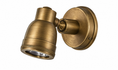 Indigo Swirl Wall Lamp Antique Brass