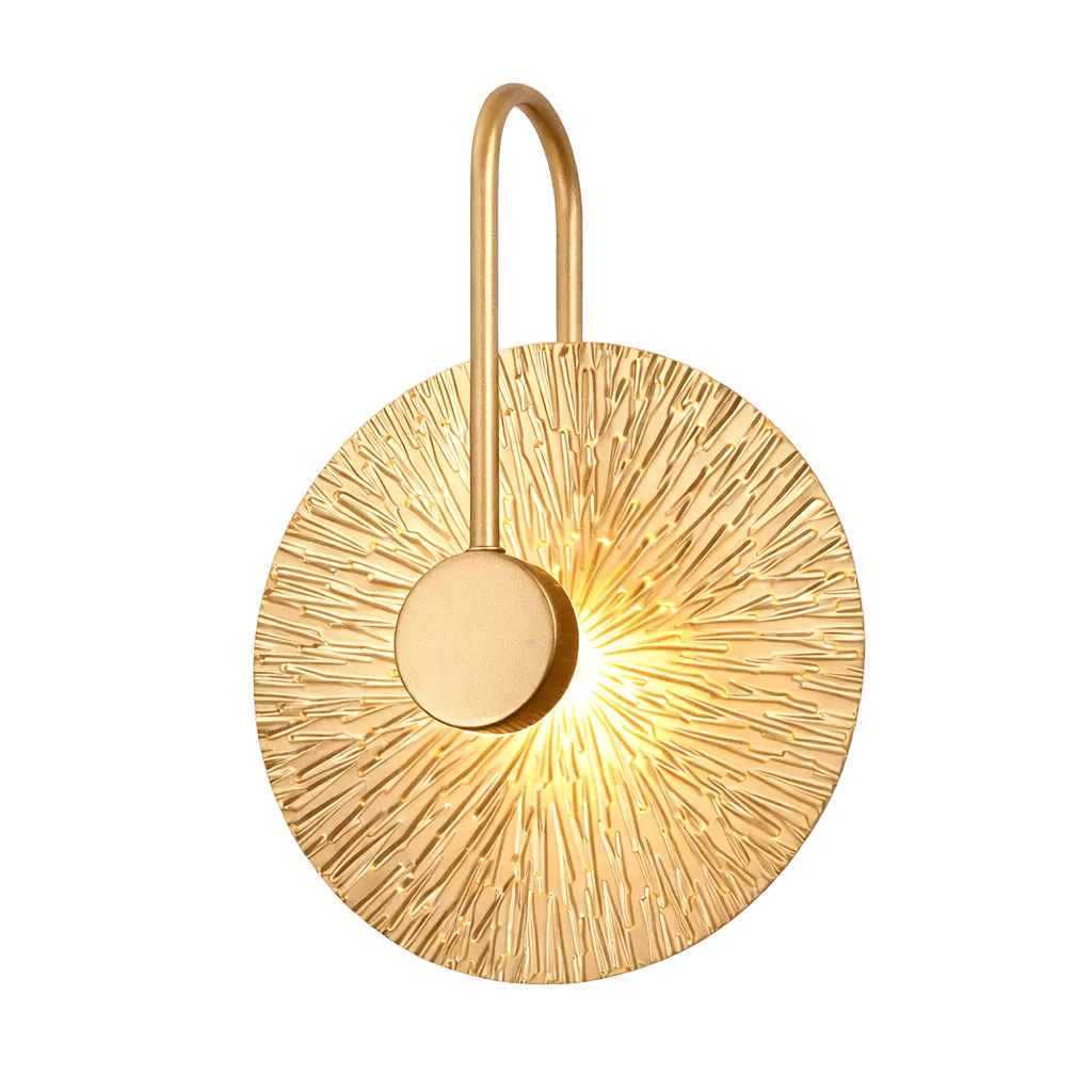 Golden Leaf LED Wall Light
