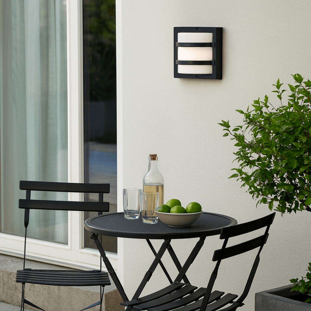 Black Outdoor Wall Light - BH062