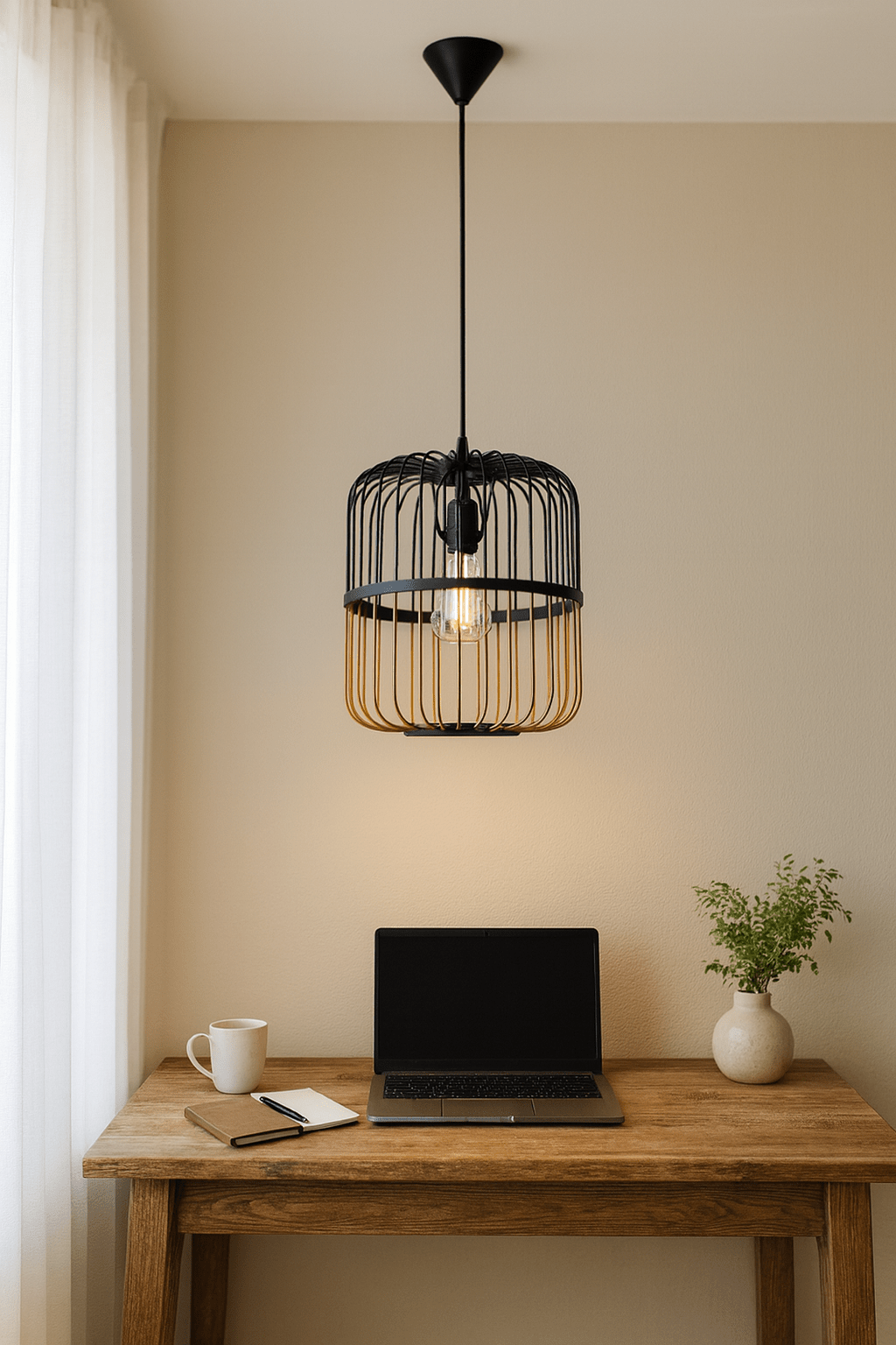 Bamboo Wood Pendant PEN809