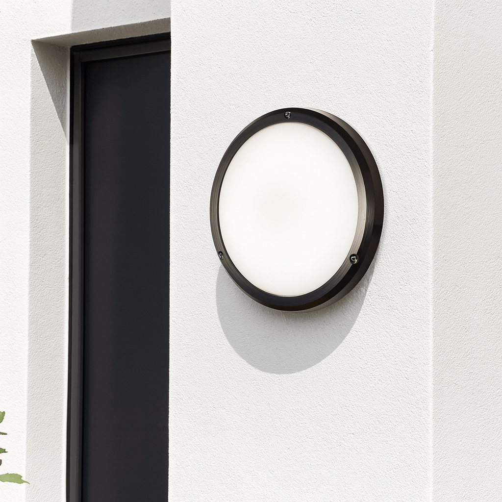 Eco Black Opal Outdoor Wall Light IP44