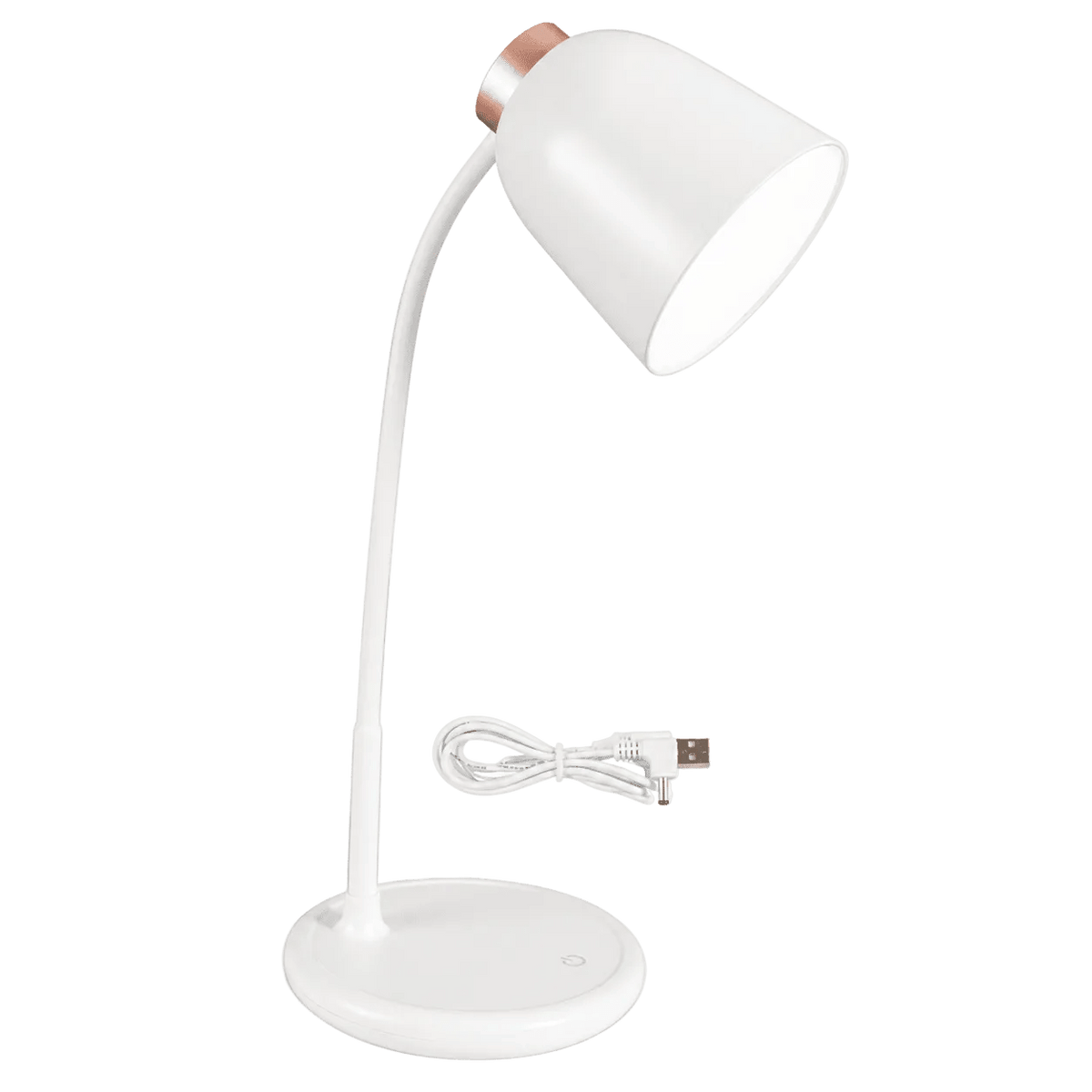 White LED Desk Lamp - CCT & Rechargeable