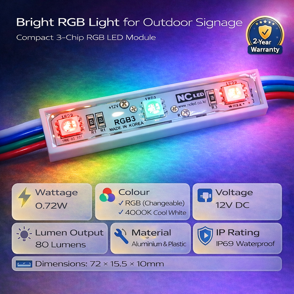 LED Module - 3 Chip RGB (Samsung)