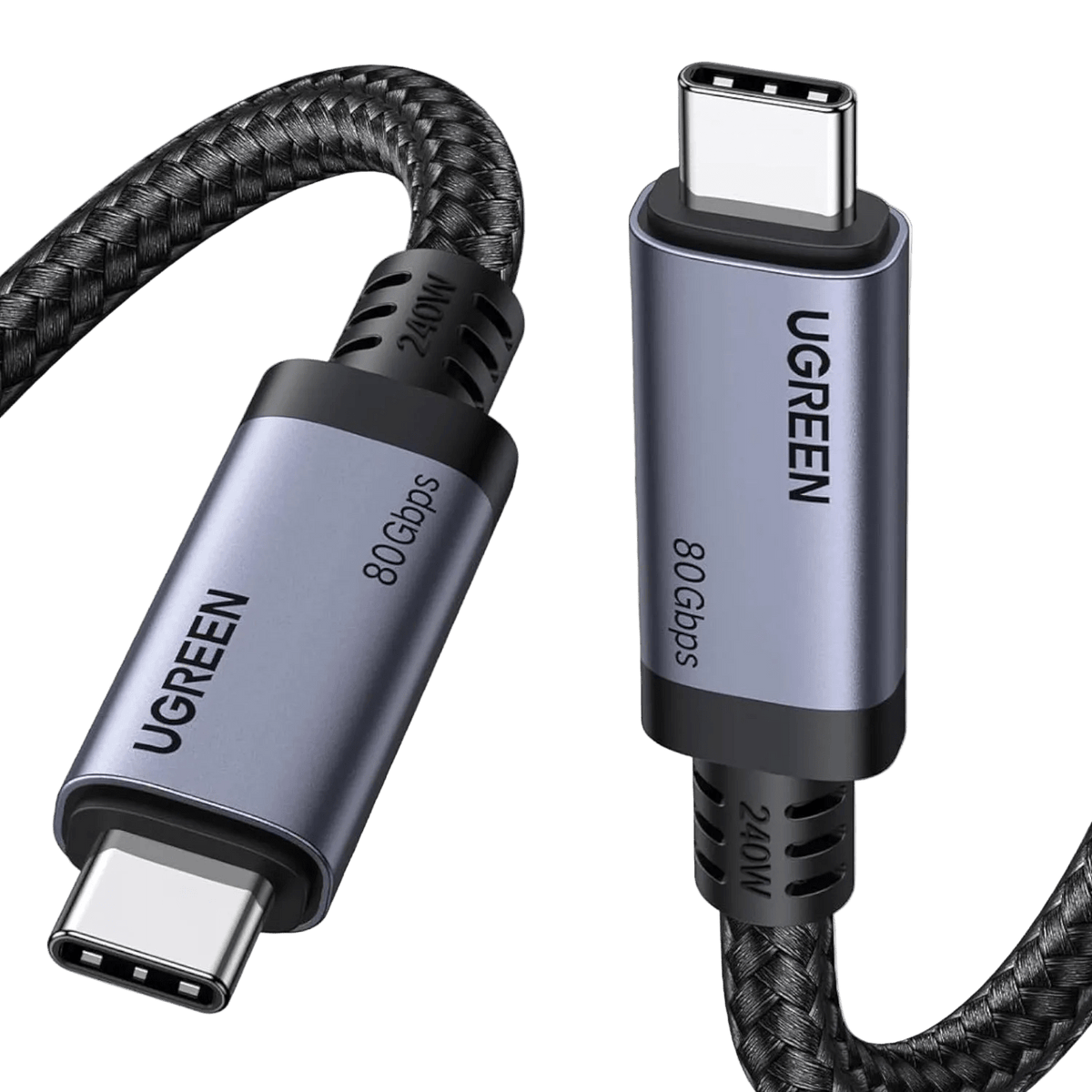 UGREEN USB4 Gen4 240W USB-C to USB-C Cable (Black)
