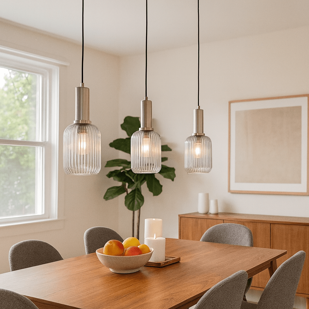 Athina Clear Cut Glass Pendant