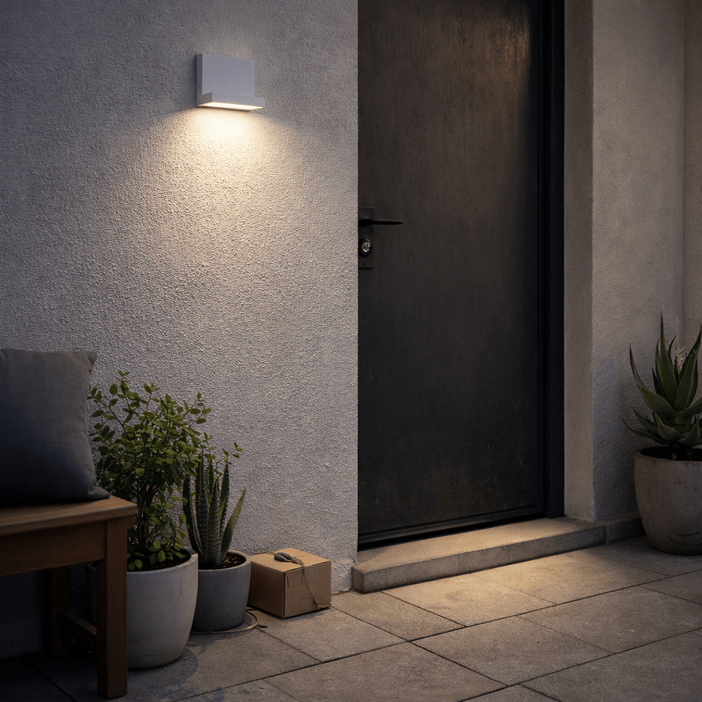 Pace 4000K White LED Wall Light