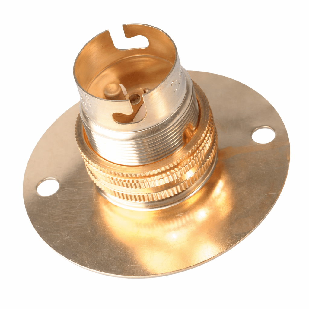 Brass Lampholder B22 63mm