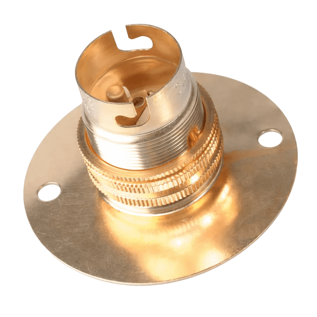 Brass Lampholder B22 63mm