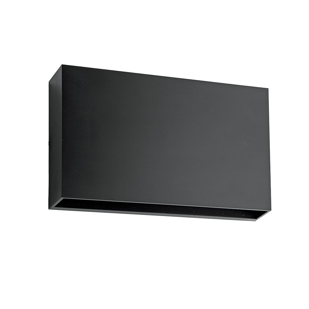 Pandora Black LED Wall Light IP65 3CCT