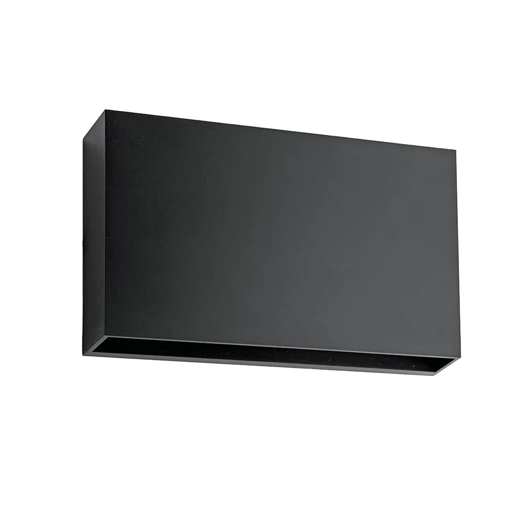 Pandora Black LED Wall Light - Up & Down IP65 CCT