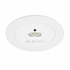 Round white emergency light fixture