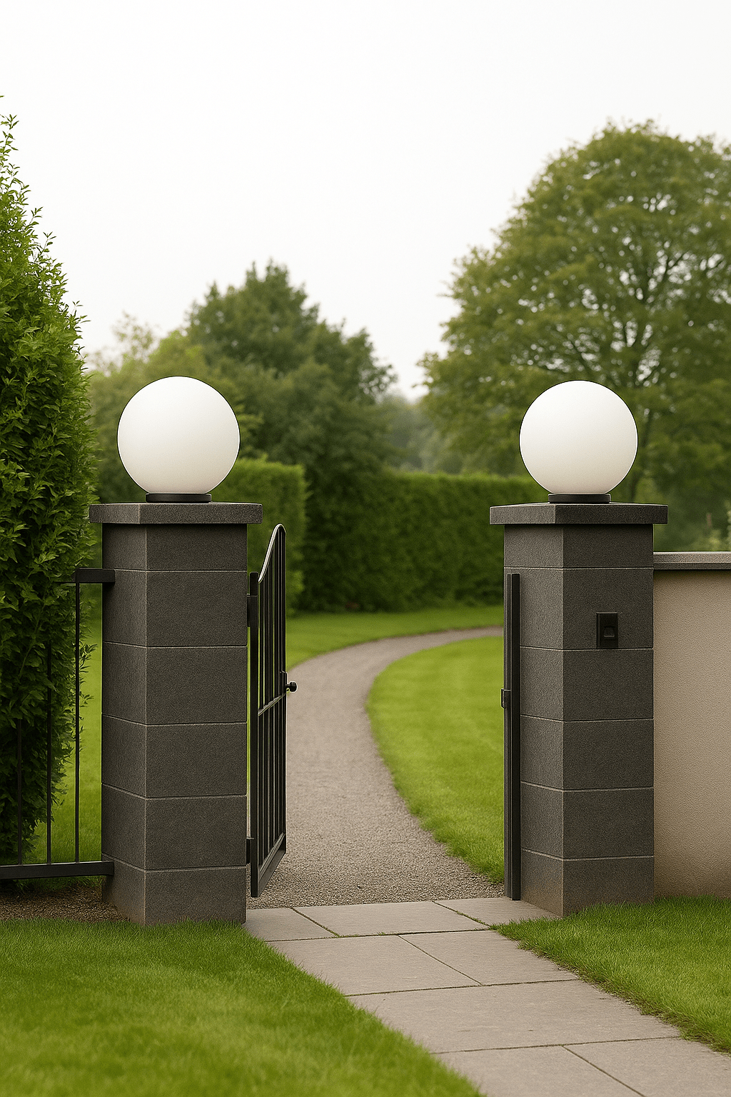 Opal Acrylic Coastal Pillar Light