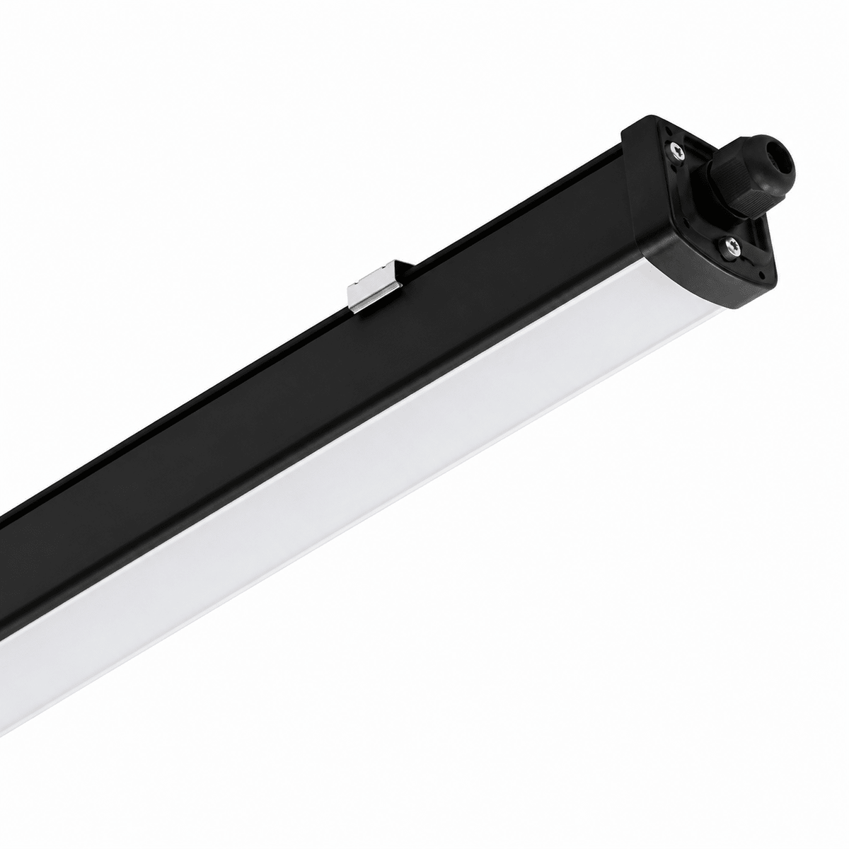 Riga LED Linear High Output IP65 - Black / 5ft / 1500mm / 3000K Warm White