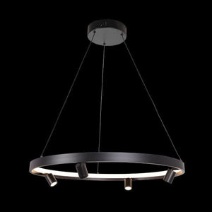 K-LED Black LED Pendant Light 3000K IP20