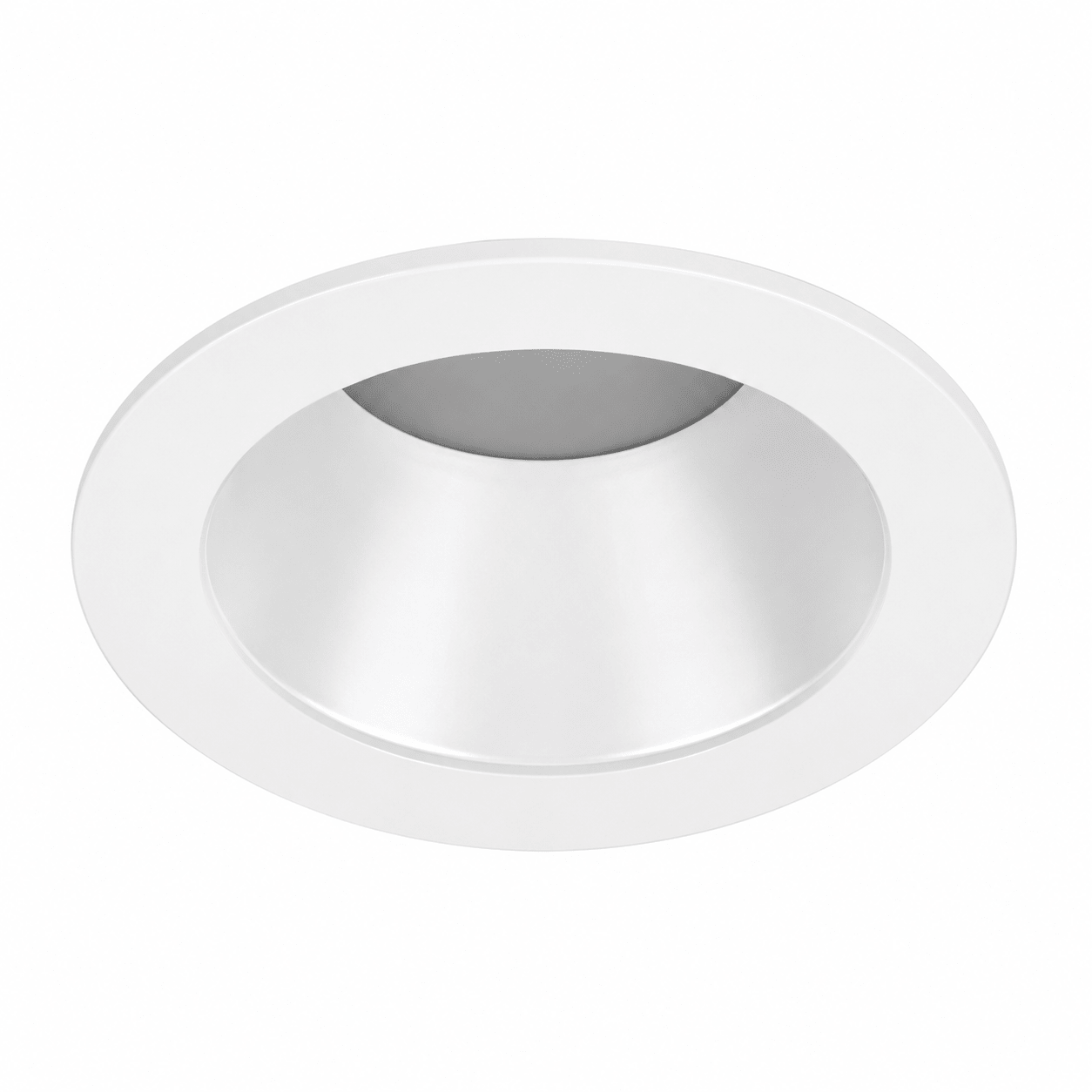Citterio Adjustable Tilt Downlight in white, showcasing a sleek design with a smooth finish.