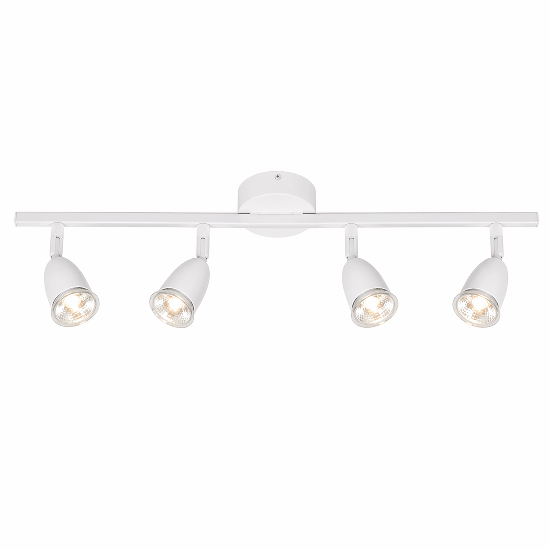 White 4 Light Ceiling Spotlight