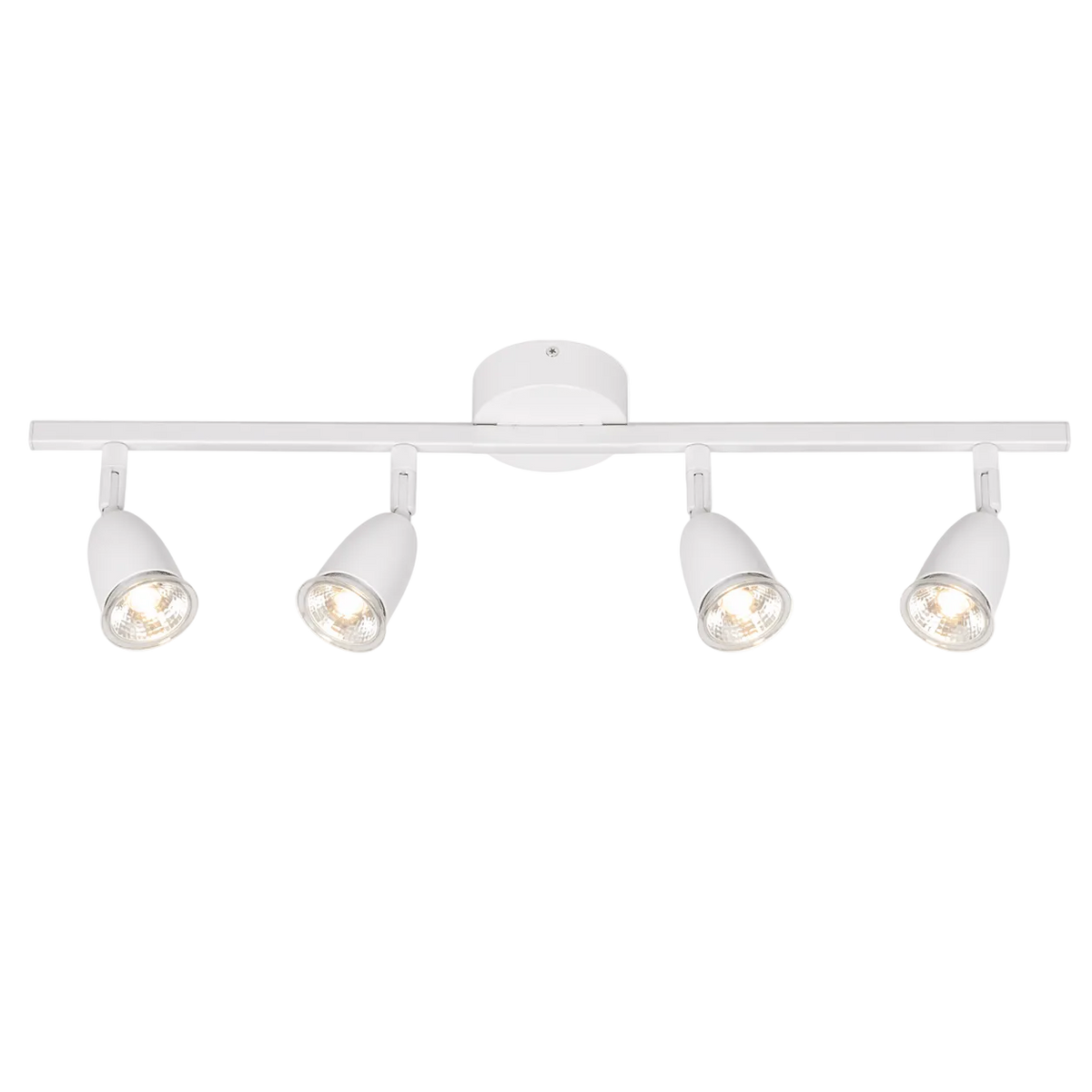 White 4 Light Ceiling Spotlight