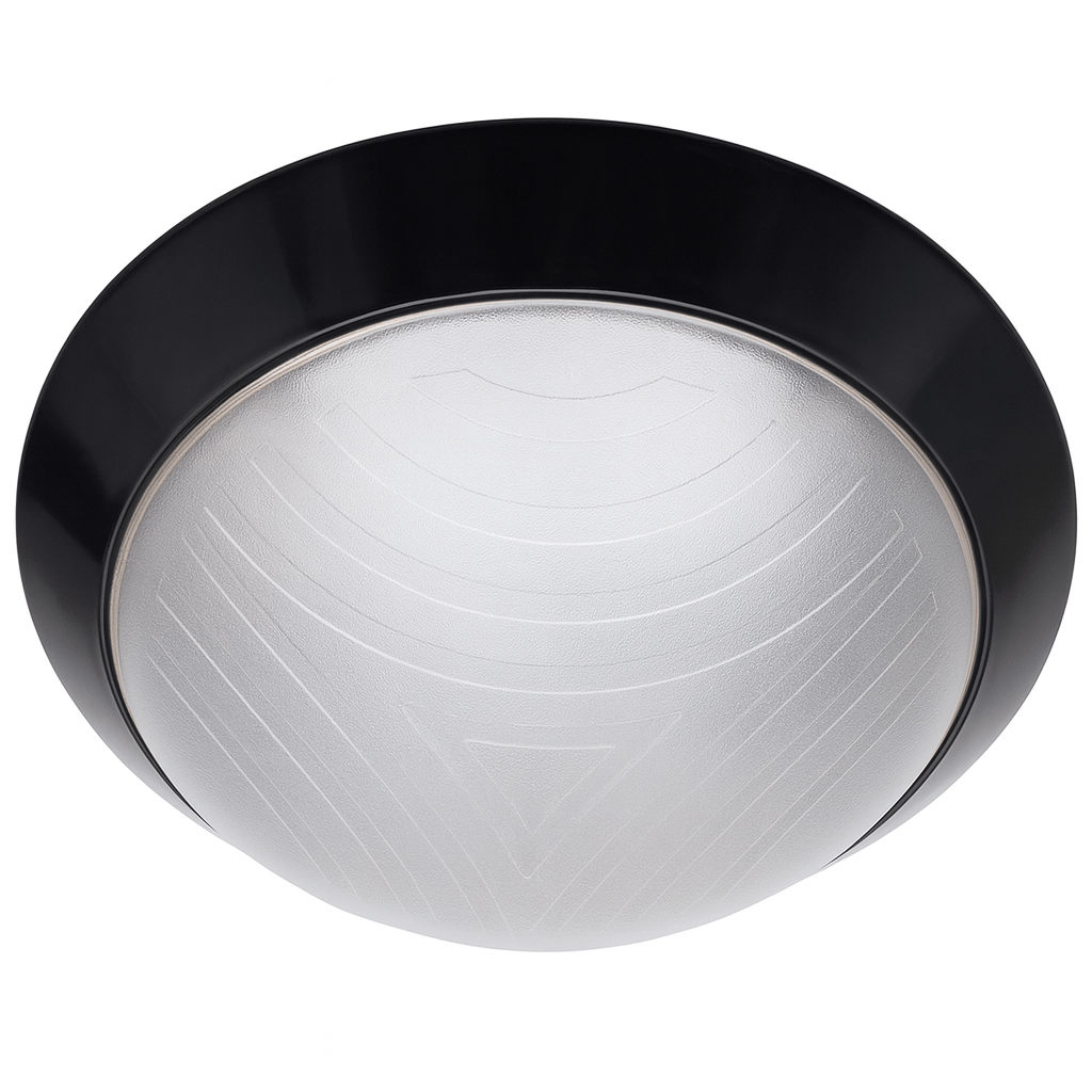 Black Outdoor Bulkhead Polycarbonate IP54