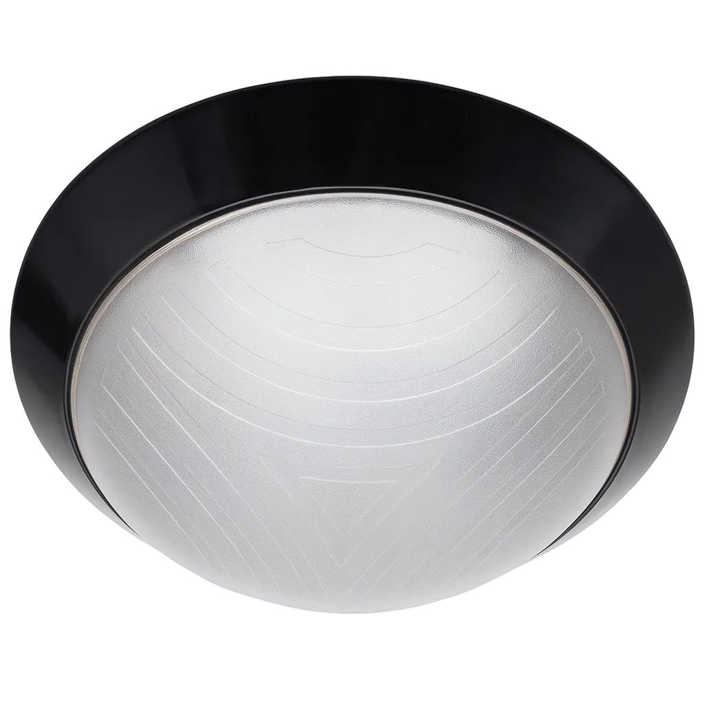 Black Outdoor Bulkhead Polycarbonate IP54