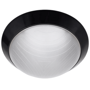 Black Outdoor Bulkhead Polycarbonate IP54
