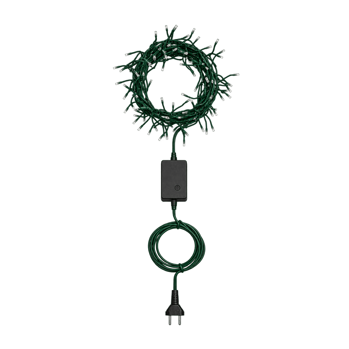 LED Fairy Lights - 10 Meter / 8 Function / 2-Channel - Green — transparent background, 1254 × 1254