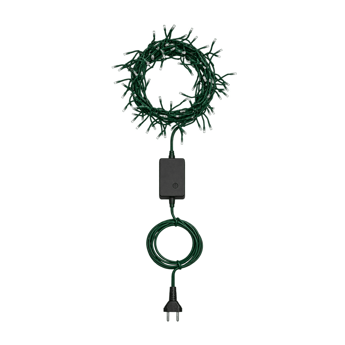 LED Fairy Lights - 10 Meter / 8 Function / 2-Channel - Green — white background, 1254 × 1254