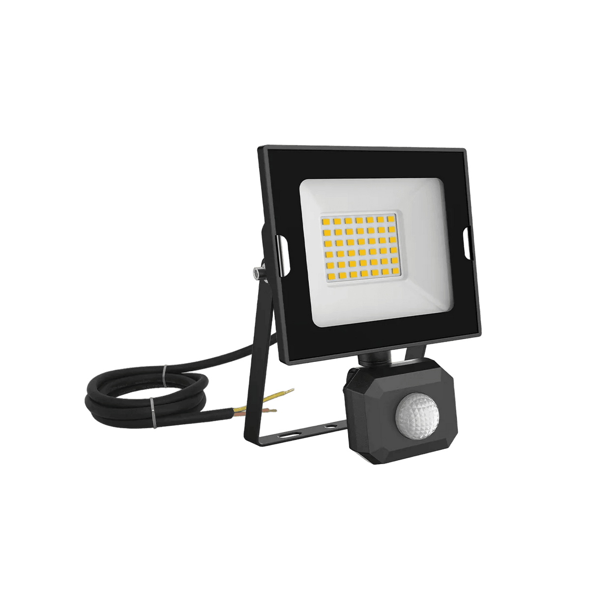 LED Flood Light - Oober 30W Motion Sensor - Daylight (6000K) — transparent background, 1254 × 1254