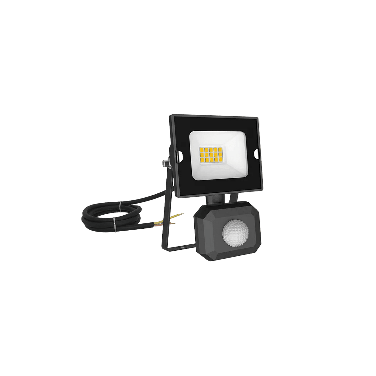 LED Flood Light - Oober 10W Motion Sensor - Daylight (6000K) — transparent background, 1254 × 1254